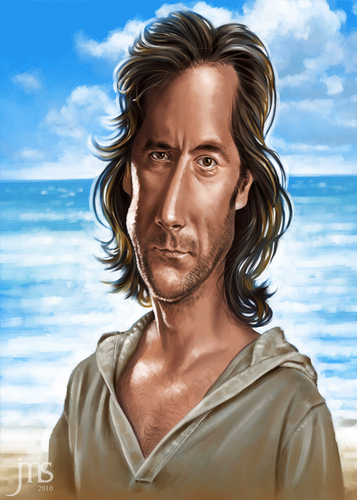 Cartoon: Desmond (medium) by JMSartworks tagged caricature,actors,filmmakers,hollywood,paintool,sai,painter