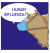 Cartoon: human influenza (small) by adancartoons tagged virus,h1n1