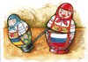 Cartoon: mathryoschka (small) by Liviu tagged russian,dolls,chain