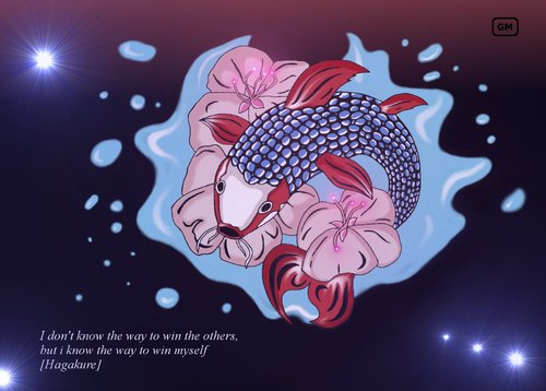 Cartoon: Koi (medium) by gianluca tagged koi