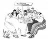 Cartoon: Workshop (small) by Pohlenz tagged man woman men women feminism beer