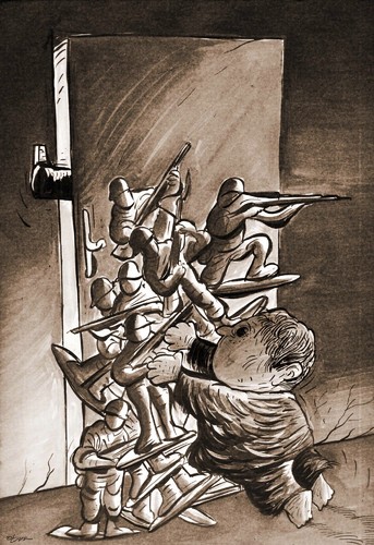 Cartoon: war (medium) by oguzgurel tagged war