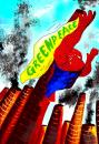 Cartoon: greenpeace (small) by oguzgurel tagged humor