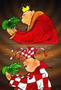 Cartoon: king (small) by oguzgurel tagged humor,