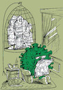 Cartoon: stay at home (small) by oguzgurel tagged stay,at,home