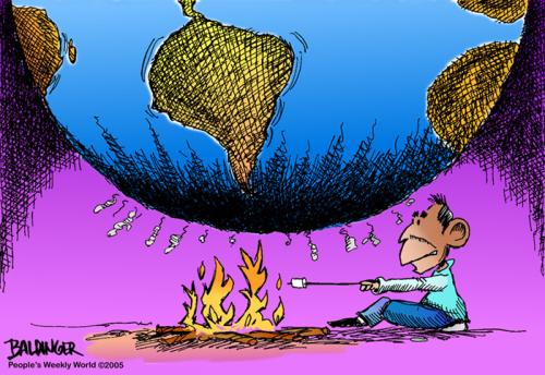 Cartoon: Global Warm Up (medium) by dbaldinger tagged global,warming,ecology,enviroment,
