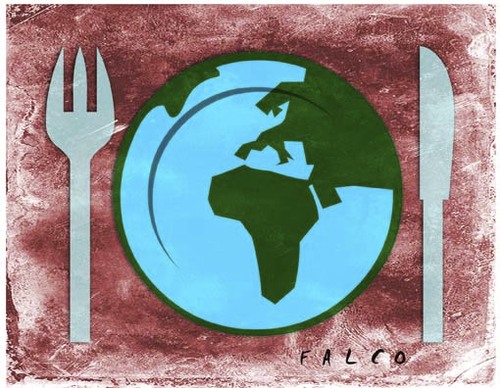 Cartoon: Africahunger (medium) by alexfalcocartoons tagged africahunger