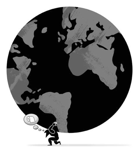 Cartoon: Atlas (medium) by alexfalcocartoons tagged atlas