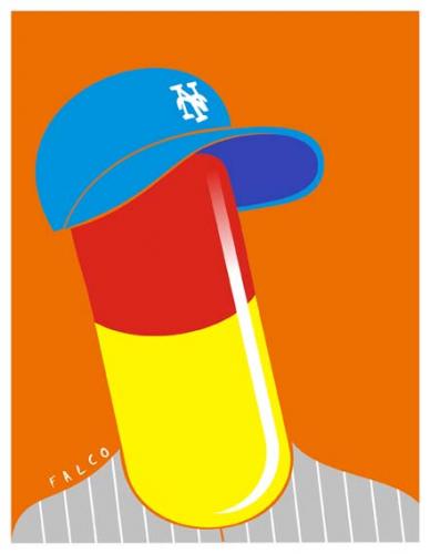 Cartoon: baseball (medium) by alexfalcocartoons tagged baseball