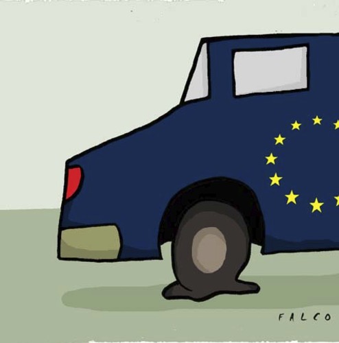 Cartoon: eurocar (medium) by alexfalcocartoons tagged eurocar