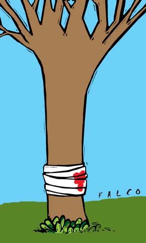 Cartoon: hurt (medium) by alexfalcocartoons tagged hurt