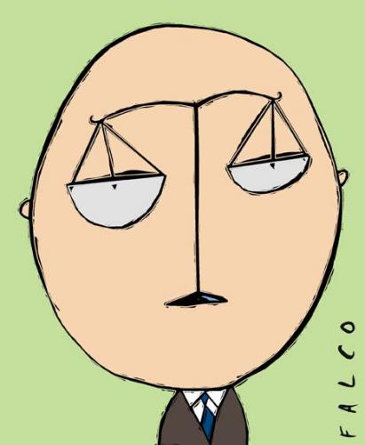 Cartoon: justice (medium) by alexfalcocartoons tagged justice,impartial,law,