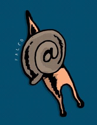 Cartoon: snail (medium) by alexfalcocartoons tagged snail