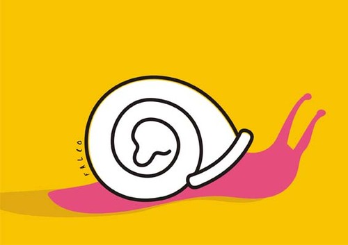 Cartoon: snailprotection (medium) by alexfalcocartoons tagged snailprotection