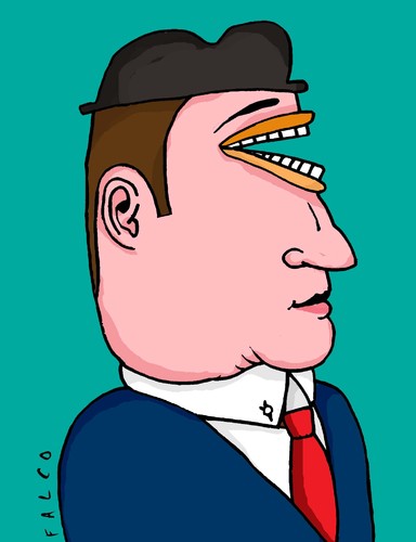 Cartoon: teller (medium) by alexfalcocartoons tagged teller