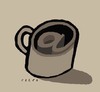 Cartoon: cafe (small) by alexfalcocartoons tagged cafe