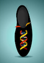 Cartoon: DNA (small) by alexfalcocartoons tagged dna