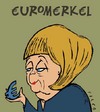 Cartoon: EuroMerkel (small) by alexfalcocartoons tagged euromerkel