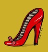 Cartoon: fashionshoes (small) by alexfalcocartoons tagged fashionshoes