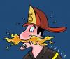 Cartoon: fireman (small) by alexfalcocartoons tagged fireman