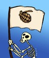 Cartoon: flag (small) by alexfalcocartoons tagged flag