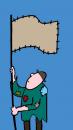 Cartoon: flagbeggar (small) by alexfalcocartoons tagged flagbeggar