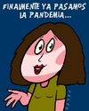 Cartoon: pandemia (small) by alexfalcocartoons tagged pandemia