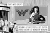 Cartoon: Wonder Woman (small) by sinann tagged wonder,woman,movie,dc,superhero,comics