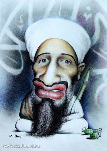 Cartoon: Ben Laden (medium) by zaliko tagged ben,laden