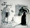 Cartoon: Vom Tod gefickt (small) by Björn Krause tagged alkohol 