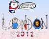 Cartoon: A very G4S 2012 Olympics Wish (small) by laughzilla tagged olympic,olympics,2012,games,g4s,caricature,editorial,cartoon,satire,parody,laughzilla,thedailydose,sports,athletics,greeting