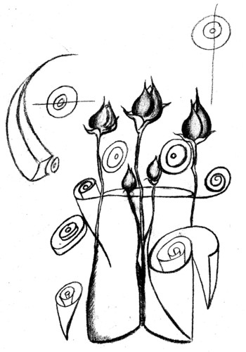 Cartoon: cinq (medium) by KatrinKaciOui tagged rosen,formen