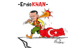Cartoon: ARDOGHAN the Ottoman Dictator (small) by ramzytaweel tagged turkey,democracy,dictator