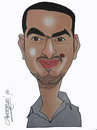 Cartoon: Amir Taqi (small) by Berge tagged iraquian,caricaturist