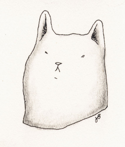Cartoon: Fat Cat (medium) by vokoban tagged pen,and,ink,doodle,drawing,scribble,pencil