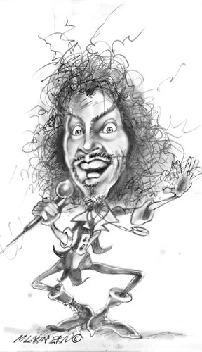 Cartoon: Guess who (medium) by marcoangelo tagged crazy,cartoon,pencil,sketch,black,white,photoshop