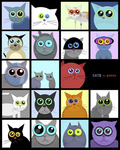 Cartoon: -Cats (medium) by gamez tagged gmz,kaicartoonebi,kuadratomany
