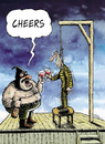 Cartoon: Cheers (small) by Ridha Ridha tagged cheers cartoon by ridha