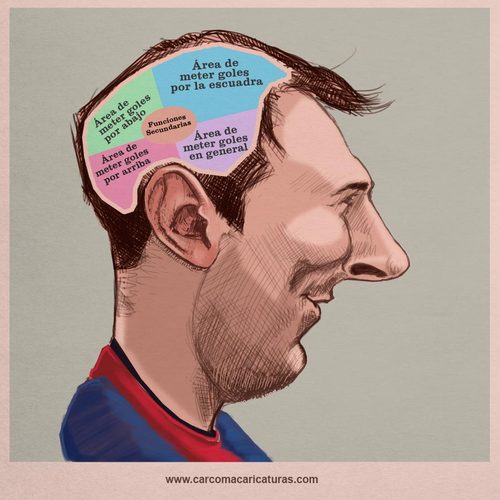 Cartoon: Messi (medium) by carcoma tagged messi,barcelona,football,sport,soccer,futbol,argentina,lionel,gol,goal