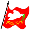 Cartoon: Rote Fahne Friedensstaube (small) by symbolfuzzy tagged symbolfuzzy,symbole,logo,logos,kommunismus,sozialismus,rote,fahne,friedensstaube