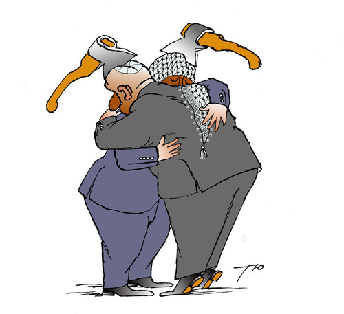 Cartoon: Mortal embrace (medium) by tunin-s tagged embrace