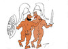 Cartoon: homosex in army (small) by tunin-s tagged homosex,in,army