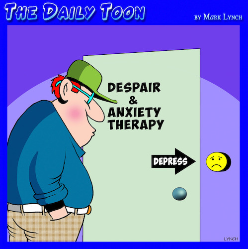 Cartoon: Depression (medium) by toons tagged depression,antidepressants,anxiety,despair,bipolar,depression,antidepressants,anxiety,despair,bipolar