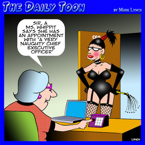 Cartoon: Dominatrix (medium) by toons tagged ceo,chief,executive,officer,domination,slave,secretary,ceo,chief,executive,officer,domination,sex,slave,secretary