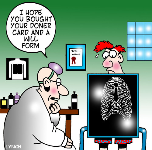 Cartoon: doner card (medium) by toons tagged ray,organ,doner,will,terminal,illness