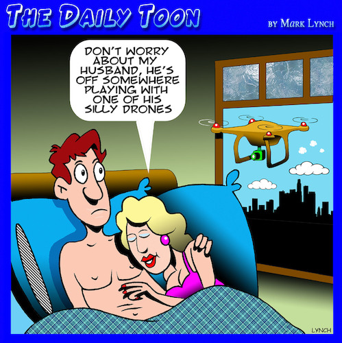 Cartoon: Drone (medium) by toons tagged infidelity,drone,infidelity,drone
