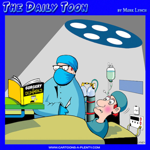 Cartoon: Dummies books (medium) by toons tagged surgery,doctors,surgeons,medical,operation,surgery,doctors,surgeons,medical,operation