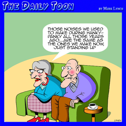 Cartoon: Erotica (medium) by toons tagged memories,ageing,pensioners,noisy,memories,ageing,pensioners,noisy,sex