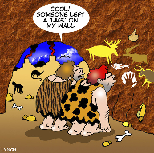 Cartoon: Facebook wall (medium) by toons tagged facebook,caveman,painting,cave,prehistoric,social,media,instagram,google,facebook,caveman,painting,cave,prehistoric,social,media,instagram,google