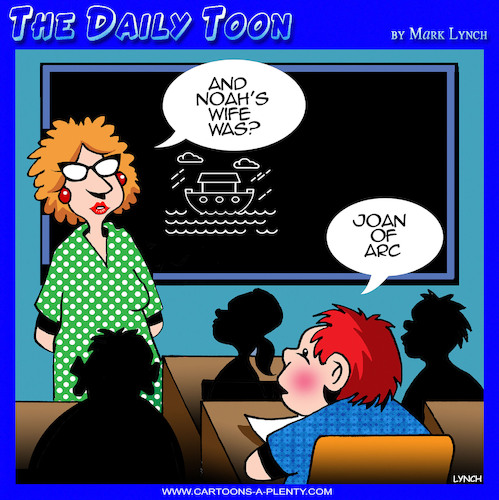 Cartoon: Joan of Arc (medium) by toons tagged noahs,ark,schook,teacher,classroom,noah,noahs,ark,schook,teacher,classroom,noah